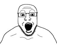 edited glasses open_mouth stubble variant:spicejak // 550x447 // 4.2KB