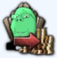 arrow central_intelligence_agency coins glasses glowing hearts_of_iron icon money smile soyjak stubble subvariant:wholesome_soyjak tno variant:gapejak // 70x71 // 8.6KB