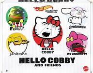 4soyjaks cinnamoroll frog froglaugh gudetama hello_kitty hot_wheels janny jartycuck keroppi mattel meta:tagme my_melody pepe sanrio subvariant:chudjak_front subvariant:jartycuck tranny variant:chudjak variant:cobson variant:feraljak variant:gapejak // 1200x946 // 1.0MB