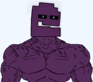 blackskinaryan five_nights_at_freddys michael_afton purple_guy soy_parody subvariant:chudjak_front subvariant:muscular_chud variant:chudjak video_game william_afton // 1059x929 // 135.8KB