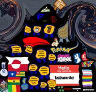 4chan antiswarthy_(namefag) artist:slvt4bibisi atheism autism award bisexual black_skin celeste cuck cut_the_rope deltarune discord discord_logo_facial_mark fag flags fnf_pedo friday_night_funkin' gay greenland hello_my_name_is_(sticker) jartycuck meta:tagme nintendo nintendo_switch red_lips rent_free slopjak star_of_david tranny troonslop variant:markiplier_soyjak variant:meximutt video_game yellow_eyes // 888x849 // 795.9KB