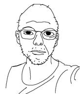 closed_mouth clothes glasses soyjak stubble variant:unknown // 474x555 // 9.6KB