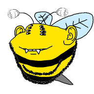 3soyjaks animal antenna bee bug ear no_nose series:animaljaks smile soyjak stubble subvariant:impish_bee subvariant:wholesome_soyjak variant:gapejak variant:impish_soyak_ears wing // 403x425 // 58.3KB