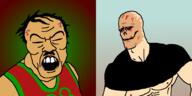 arnold_shpitz hair infinity_franchise lisa_(game) open_mouth rando sleeveless_shirt variant:feraljak // 2048x1024 // 799.0KB
