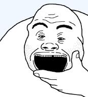 hand open_mouth remastered soyjak stubble subvariant:thinklicia thick_eyebrows thinking variant:alicia // 750x832 // 14.9KB