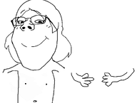 arm female glasses hair heart holding_heart holding_object hugging long_hair meta:template series:foidjaks smile subvariant:gapejak_female subvariant:wholesome_soyjak template variant:gapejak // 1352x1021 // 30.2KB