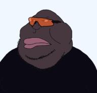 african_american angry black_skin brown_skin clothes edp445 fat lips meximutt obese obsessed_brimstone pedophile soyjak variant:meximutt // 800x765 // 64.7KB
