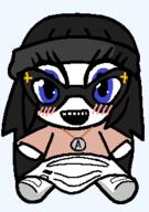 clothes glasses hair plush slight_edit variant:soytan // 232x330 // 13.6KB