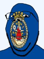 animal county flag flag:oslo glasses hair holding_object lion looking_at_you norway norwegian_text oslo smile soyjak star stubble subvariant:wholesome_soyjak teeth text transparent_background variant:gapejak // 600x800 // 175.3KB