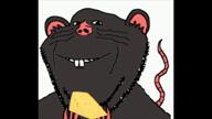 animal arm buck_teeth cheddar_c_cheese cheese ear grey_skin hand holding_object mouse music_parody open_mouth rodent snout song soyjak stubble tail variant:impish_soyak_ears video whisker // 960x540, 266.1s // 7.0MB