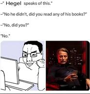 book closed_mouth computer glasses hegel holding_phone irl keyboard mads_mikkelsen phone screenshot smug soyjak text twitter variant:chudjak // 697x723 // 50.4KB