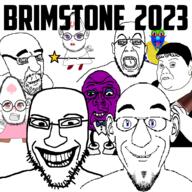 2023 anger_mark anime arm biting_lip bottle brimstone brimstone_winter california_raisins closed_mouth clothes colorful deformed ear fairy female full_body glasses grin hair hand heart holding_object multiple_soyjaks open_mouth soy soyjak soylent spade stubble text tuxedo variant:cobson variant:drossjak variant:kliksjak variant:sidjak variant:soylady variant:susjak wand wing // 1000x1000 // 201.6KB