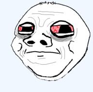 baby bloodshot_eyes closed_mouth deformed frown subvariant:nathaniel tired variant:gapejak // 580x570 // 32.7KB