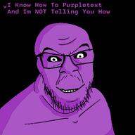 conspiracy feralsmile purple_skin purpletext secret text variant:feraljak // 1500x1500 // 136.7KB