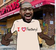 black_skin clothes fentanyl george_floyd glasses i_heart ias meta:tagme open_mouth series:saint_floyd transheart variant:shirtjak // 618x559 // 475.7KB