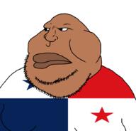 brown_skin closed_mouth countrywar fat flag flag:panama obese panama soyjak stubble variant:meximutt // 888x849 // 25.8KB