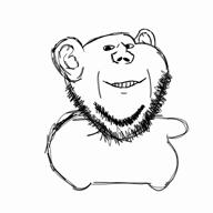 animated arm artist:crimsonvoidhydra1488 background beard dancing_swede full_body music reanimated redraw smile super_mario_world variant:impish_soyak_ears video white_background // 1080x1080, 25.2s // 28.3MB