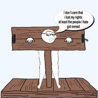 faggot pillory retard smug text_bubble trapped variant:smugjak wood // 2048x2048 // 481.4KB