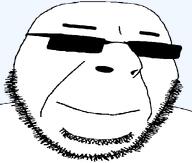 closed_mouth get glasses meta:get meta:quints smile soyjak stubble subvariant:medicated_cobson sunglasses template variant:cobson // 1000x849 // 19.8KB