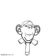 animated closed_mouth ear foot glasses poyopoyo soyjak stubble subvariant:wholesome_soyjak variant:gapejak // 400x400 // 173.4KB