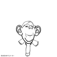 animated closed_mouth ear foot glasses poyopoyo soyjak stubble subvariant:wholesome_soyjak variant:gapejak // 400x400 // 173.4KB