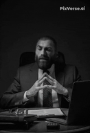 calculator clipboard closed_mouth clothes computer ear forehead_lines gigachad glasses hair hand holding_object laptop laughing meta:ai_generated nas:gigachad necktie nose office open_mouth smoking stubble suit teeth // 416x608 // 4.2MB