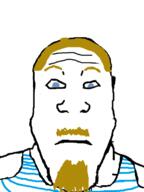 blond blue_eyes eyes_like_the_o-o-cean goatee looking_at_you moustache mustache national_socialism nazism neutral rusich subvariant:neutralplier telnyashka variant:markiplier_soyjak yan_petrovsky // 480x640 // 55.1KB