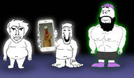 3soyjaks aardman angry artist:coolkek420 beard big_nose bulge chris_o'neill claymation holding_phone nickelodeon oneyplays phone purple_and_brown purple_hat purple_shoes subvariant:chudjak_front subvariant:phoneplier subvariant:phoneplier_vertical tomar variant:chudjak variant:gapejak variant:markiplier_soyjak white_skin zach_hadel // 1173x681 // 92.3KB