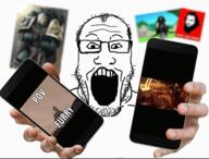 adeptus_astartes animated black_templars che_guevara drop_pod ext=gif flashgitz furry holding_phone phone space_marines ultramarines variant:markiplier_soyjak warhammer // 551x420 // 764.4KB