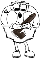 bbc full_body holding_object mouth_open queen_of_spades variant:pretzaljak // 856x1220 // 168.8KB