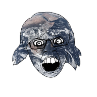 angry cracked_teeth crazed earth female glasses hair open_eyes open_mouth planet series:spacejaks subvariant:female_feraljak teeth_showing transparent_background variant:feraljak // 1500x1500 // 870.0KB