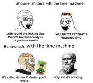 gon_freecss hunter_x_hunter manga meta:tagme nordic_chad one piece socrates soyjak time_machine variant:soyak zoomer // 824x738 // 122.0KB