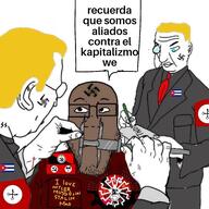 aryan based brown_skin communism cuba flag:cuba flag:nazbol nazbol nazism nose science scientist shitskin soyjak subhuman subvariant:neutralplier total_nigger_death variant:chudjak variant:markiplier_soyjak // 554x554 // 365.0KB