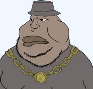 chain clothes fedora gangster hat transparent_background variant:meximutt // 888x849 // 24.9KB