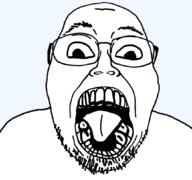 distorted glasses open_mouth soyjak stubble subvariant:boat_rammer template transparent transparent_background variant:bernd // 1055x990 // 392.5KB