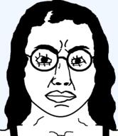 angry closed_mouth ear female frown glasses hair lips long_hair series:foidjaks soyjak subvariant:chudjak_front subvariant:female_chudjak subvariant:female_front_chudjak template thick_eyebrows transparent_background variant:chudjak // 484x561 // 10.7KB