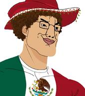 chud clothes curly_hair flag:mexico gigachad hat mexiaryan mexican_flag mexico muscular_male // 910x1024 // 288.6KB