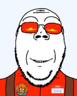 colored_glasses entiral_(user) glasses hello_my_name_is_(sticker) mymy_(ongezellig) namefags ongezellig smile soyjak subvariant:gapejak_front subvariant:wholesome_soyjak suspenders transparent_background variant:gapejak // 500x622 // 39.7KB