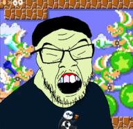 asian blue_shirt hair mario mario_lol mario_maker panda panga pangaea_panga pangea trans_teeth variant:feraljak // 681x659 // 593.3KB