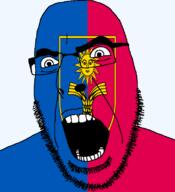 angry country flag flag:khmelnytskyi_oblast glasses hair khmelnytskyi_oblast looking_to_the_left oblast open_mouth plant soyjak stubble teeth thick_eyebrows ukraine variant:cobson // 721x789 // 78.7KB