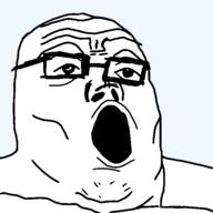 glasses open_mouth soyjak template the_sopranos transparent_background variant:tony_soprano_soyjak // 600x600 // 12.1KB