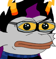 amphibian aquarius clothes eridan_ampora frog gills glasses grey_skin hair homestuck horn nas:pepe pepe_the_frog robe scarf troll_(homestuck) yellow_sclera zodiac // 720x765 // 18.0KB