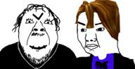 2soyjaks angry brown_hair chain closed_mouth clothes hair jacket motorcycle mustache roblox stitches stubble variant:bernd variant:chudjak // 927x478 // 241.3KB