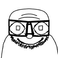 eyes fpe fundamental_paper_education glasses looking_at_you mister_demi nose smile smiley_face stubble template variant:demijak // 736x736 // 140.0KB