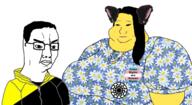 acne anarcho-capitalism angry animal_ears asian badge bbw breasts cat_ear chud closed_mouth clothes dress fat flag flag:anarcho-capitalism flag:transgender_pride_flag glasses hair hoodie jacket libertarian lipstick long_hair nazism neutral obese small_eyes sonnenrad subvariant:trad_wife tranny trans_rights variant:chudjak wojak yellow_skin // 2198x1206 // 1.9MB