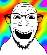 artist:soyia_agent distorted excited happy rainbow variant:dylanjak // 552x650 // 166.9KB