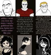 aryan ashley_graves autism beard blue_eyes buff glasses green_eyes hair looking_at_you muscles pink_eyes renee_graves subvariant:muscular_chud the_coffin_of_andy_and_leyley variant:chudjak variant:cobson variant:feraljak yellow_hair // 1241x1333 // 491.5KB