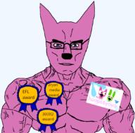 award blue_eyes hoops hoops_and_yoyo pink_skin subvariant:muscular_chud trend:aryan variant:chudjak // 1059x1036 // 122.7KB