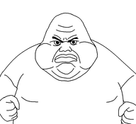 angry arm big_lips closed_mouth fat fist frustrated hand obese subvariant:fat_alicia variant:alicia // 768x700 // 32.0KB