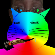 black_skin broom color_wheel deformed distorted glasses hes_right_behind_me_isn't_he joint meta:namefags meta:self_insert meta:tagme rainbow retard_(user) self_portrait smoking sprnurse_(namefag) subvariant:massjak subvariant:massmeowjak subvariant:wholesome_soyjak variant:gapejak weed wow_its_unique_and_original // 1200x1200 // 637.3KB